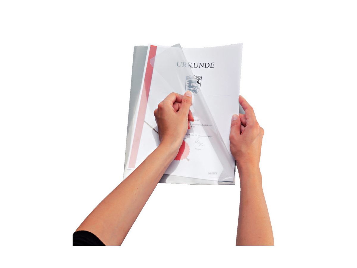 LEITZ Dossier Premium A4 41530003 transp., 0,15mm 100 pcs. (4002432443956)