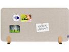 LEGAMASTER Tischtrennwand 120x60cm 7-209834 ELEMENTS, beige, Standfuss (8713797101233)