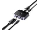 UGREEN Switch 2 In 1 Out 65878 DisplayPort+USB-C, Grey,BB (6941876268788)