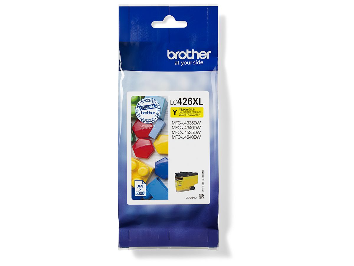 BROTHER Cartouche d'encre HY yellow LC-426XLY MFC-J4335 5000 pages (4977766809542)