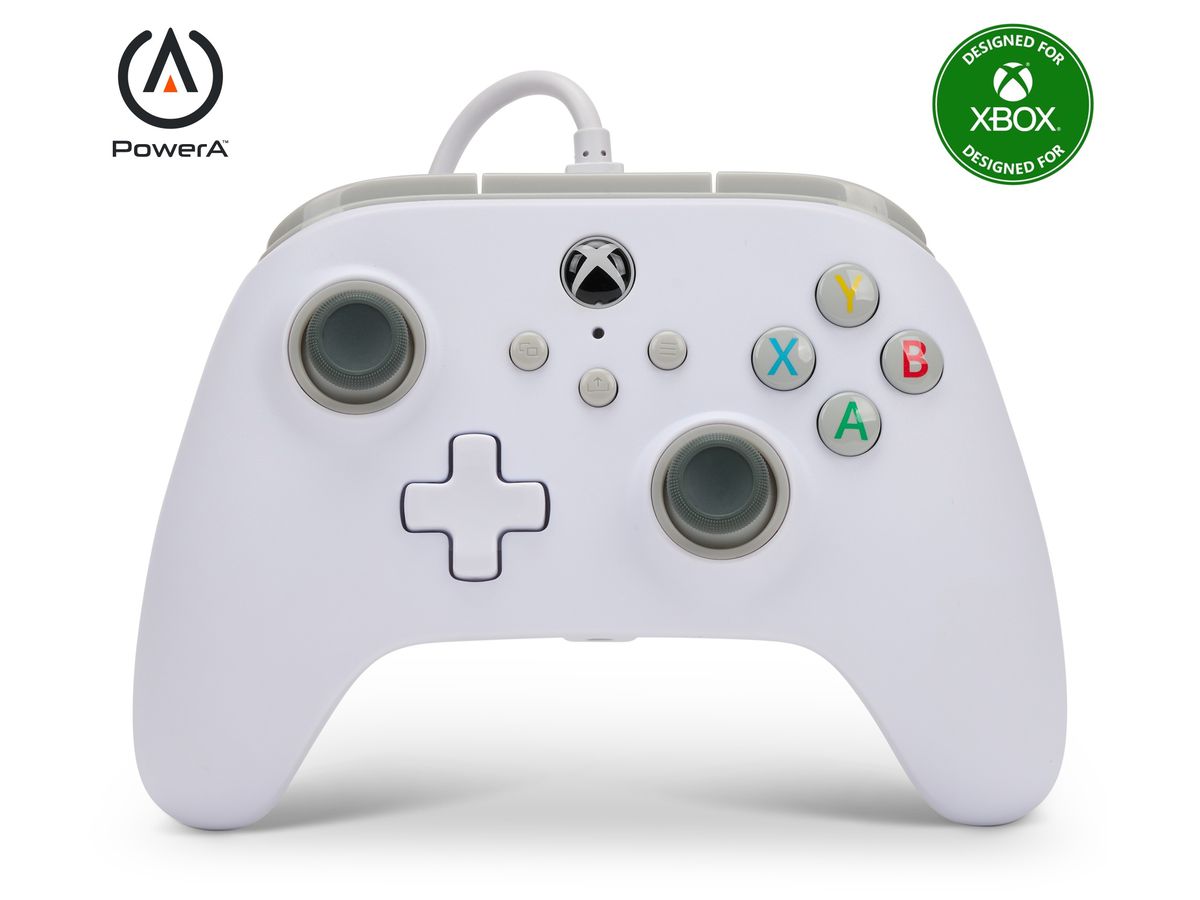 POWER A Wired Controller 1519365-01 Xbox Series X/S, White (0617885025419)