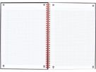 OXFORD Buch Black 'n Red A4 400047609 kariert, 90g 70 Blatt (4006140009145)