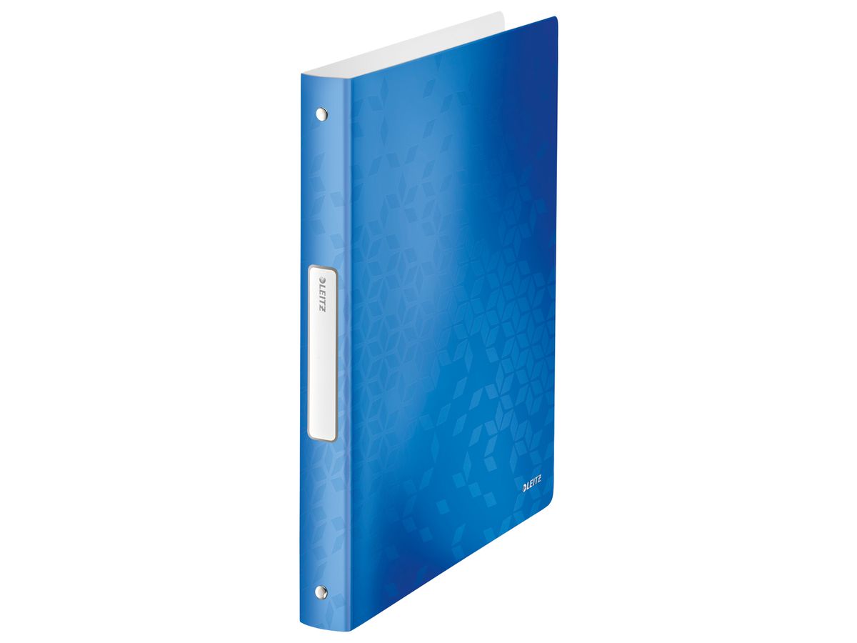 LEITZ Classeur à anneaux WOW PP A4 42580036 bleu 25mm (4002432106424)