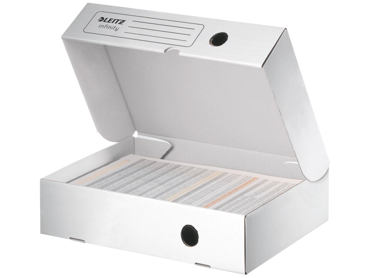 LEITZ Infinity Archivschachtel 61000000 weiss 330x80x255mm (4002432399024)