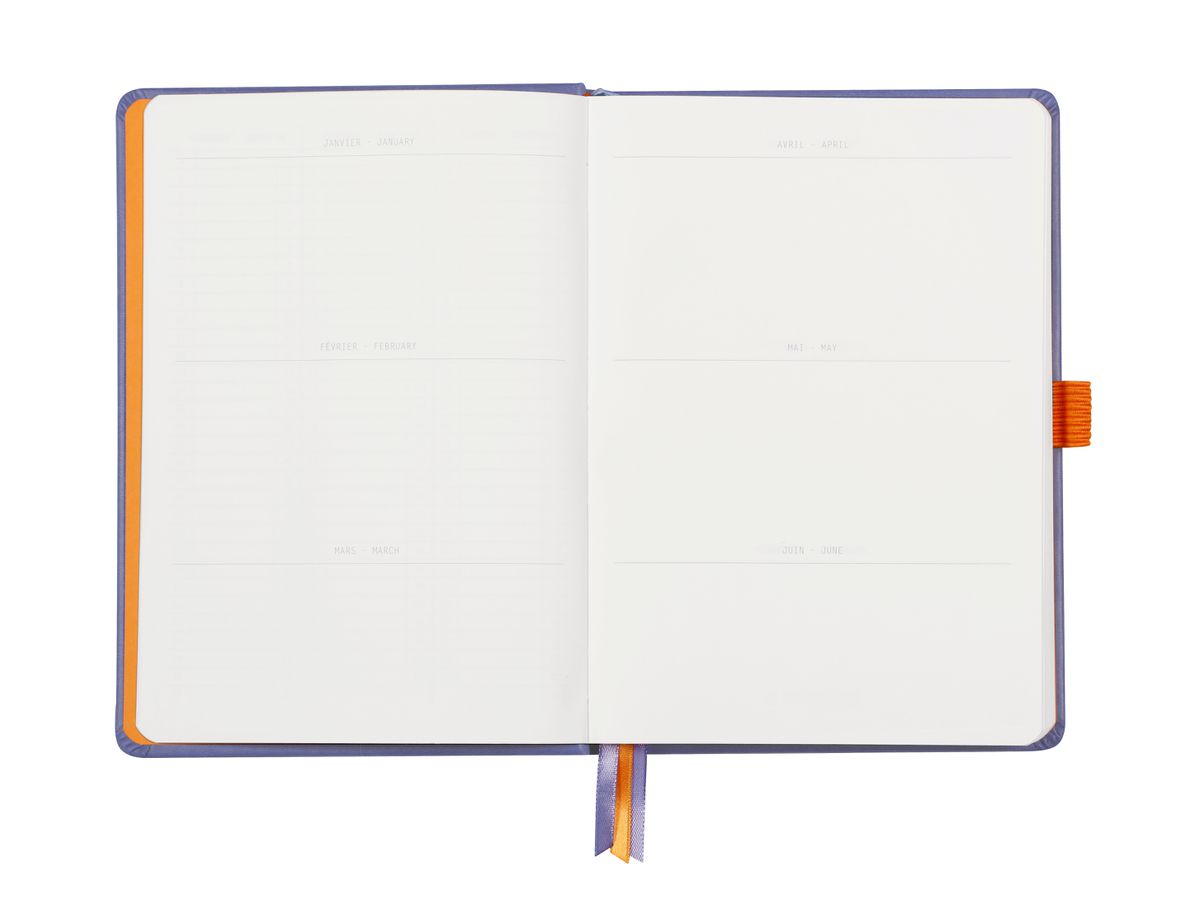 RHODIA Goalbook Notizbuch A5 118578C Hardcover iris 240 S. (3037921185780)