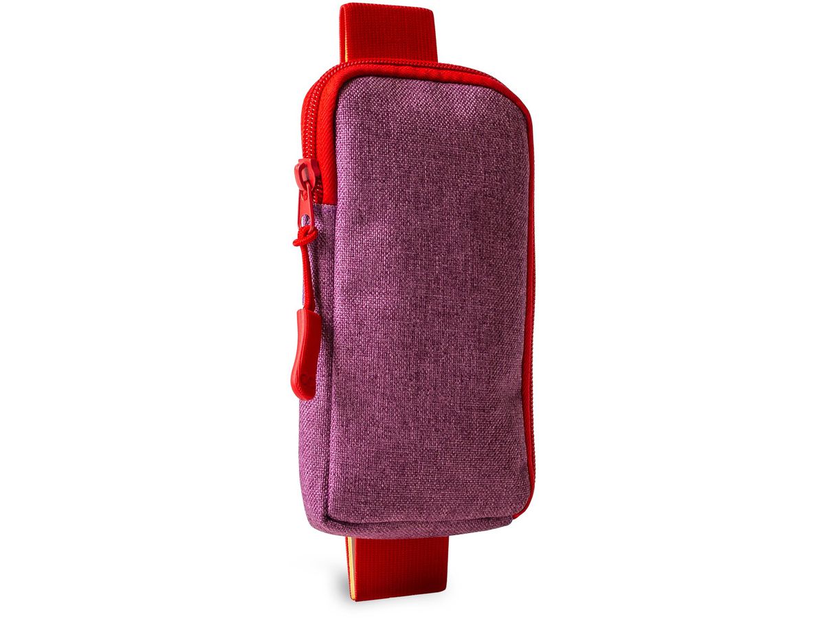 ROOST Notebook pouch 16x8x2mm 497772 elegant violet/vivid red (5410574497772)