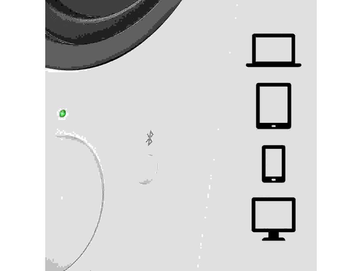 LOGITECH Z207 BT PC-Speakers 2.0 white 980-001292 (5099206075009)