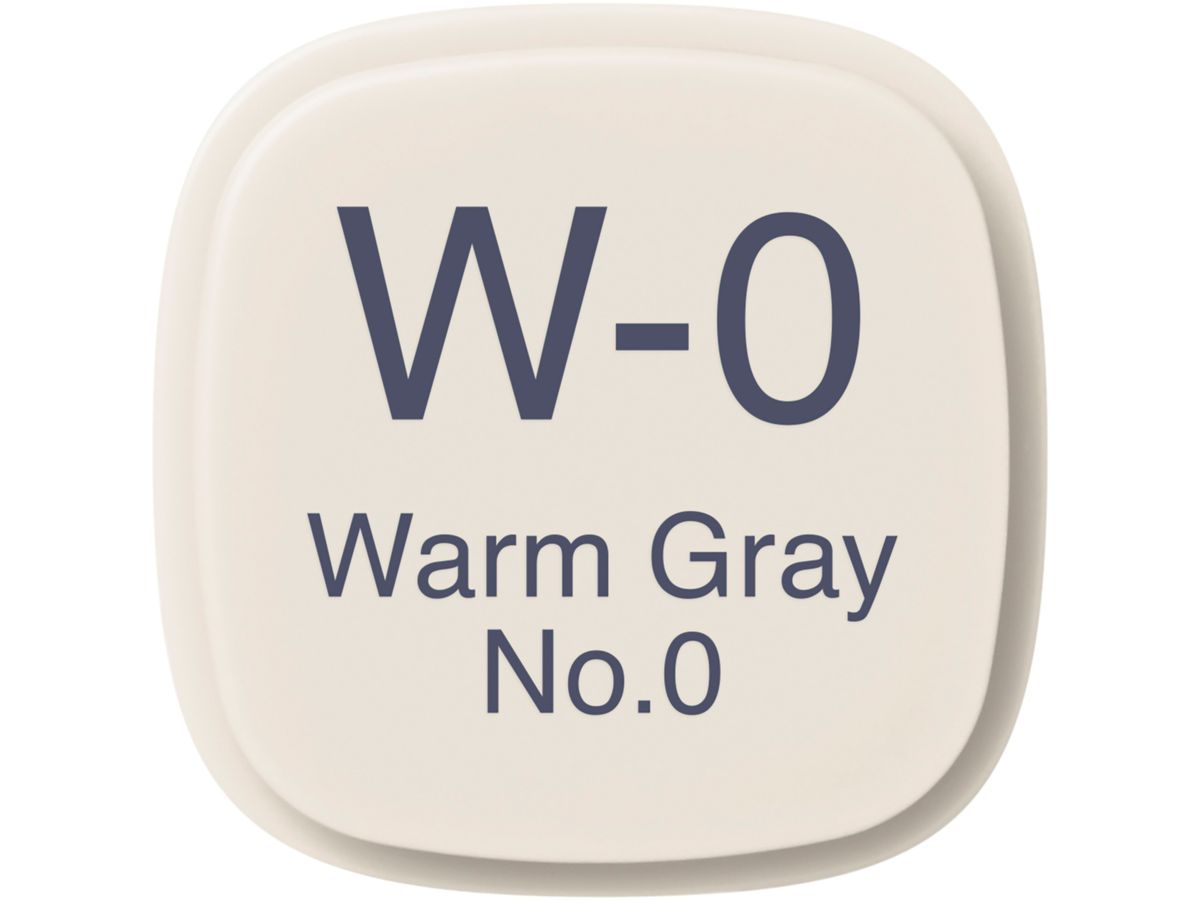 COPIC Marker Classic 20075108 W-0 - Warm Grey No.0 (4511338000342)