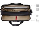 WENGER Laptop Briefcase 16 - 17inch 653498 Meteor Brief Black (7611160287892)