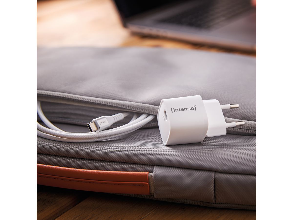INTENSO Power Charger 30W GaN white 7803062 30W, 1xUSB-C (4034303034673)