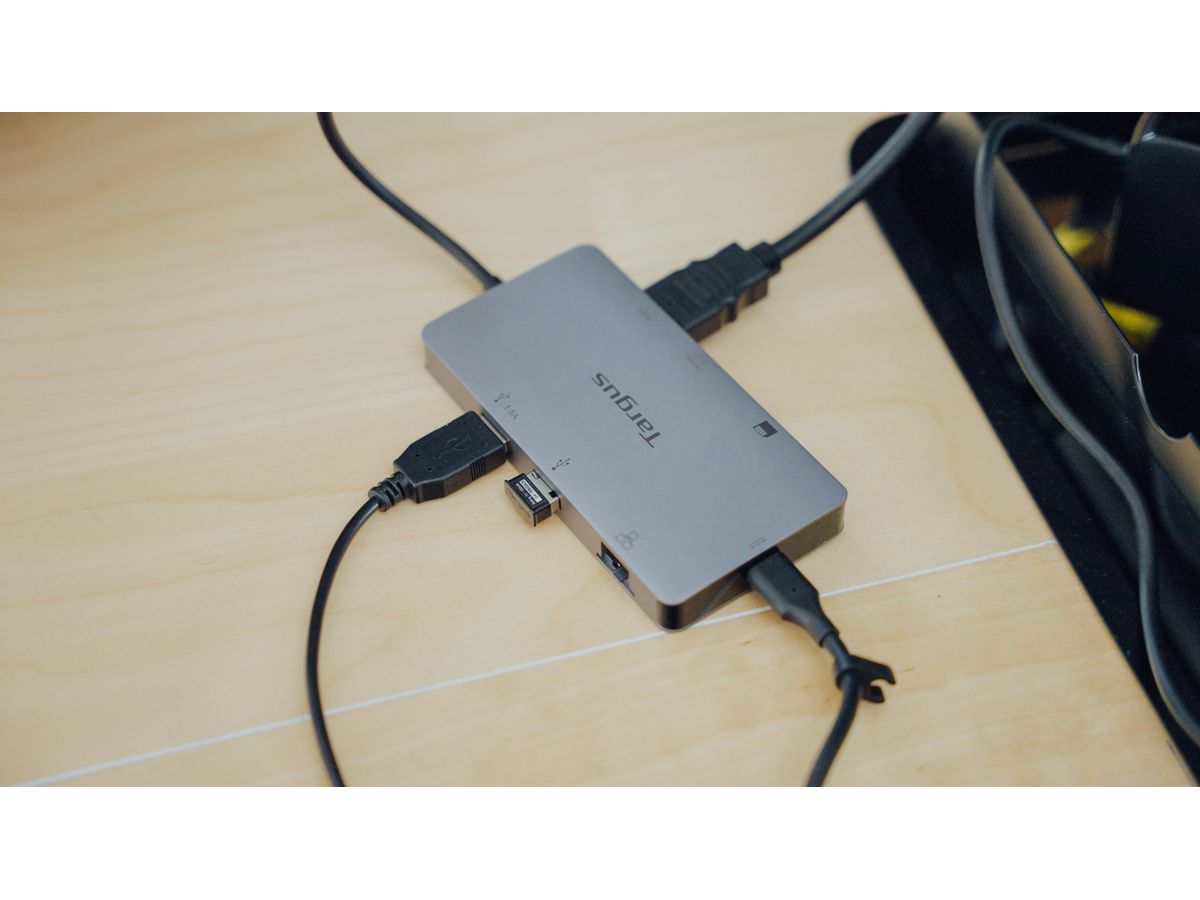 TARGUS USB-C Dual 4K Docking Station DOCK423EU Space Grey (5051794035124)