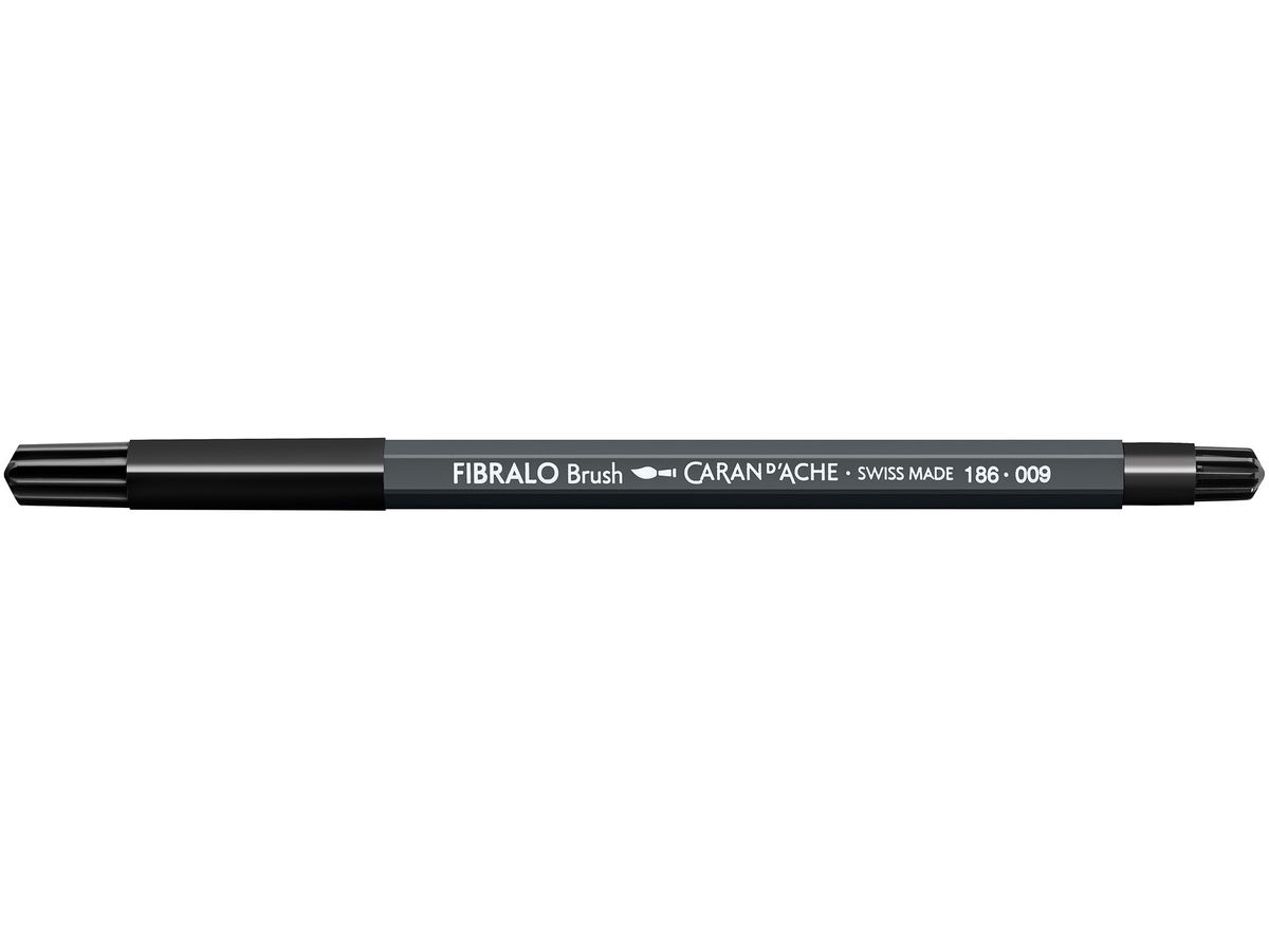 CARAN D'ACHE Classic Fibralo Brush 186.009 schwarz (7630002332286)