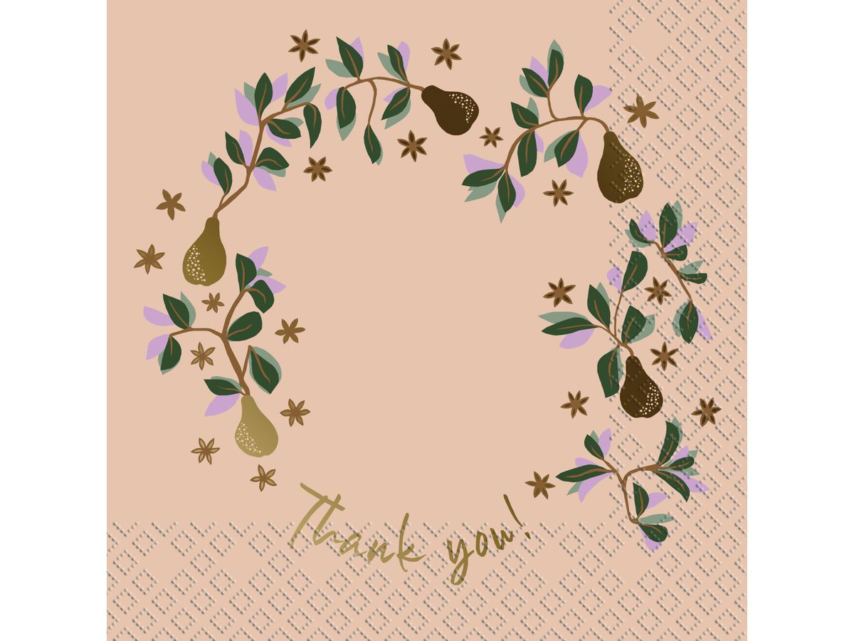 STEWO Servietten Varena 33x33cm 2572522750 beige, FSC Mix 20 Stück (7630050876107)