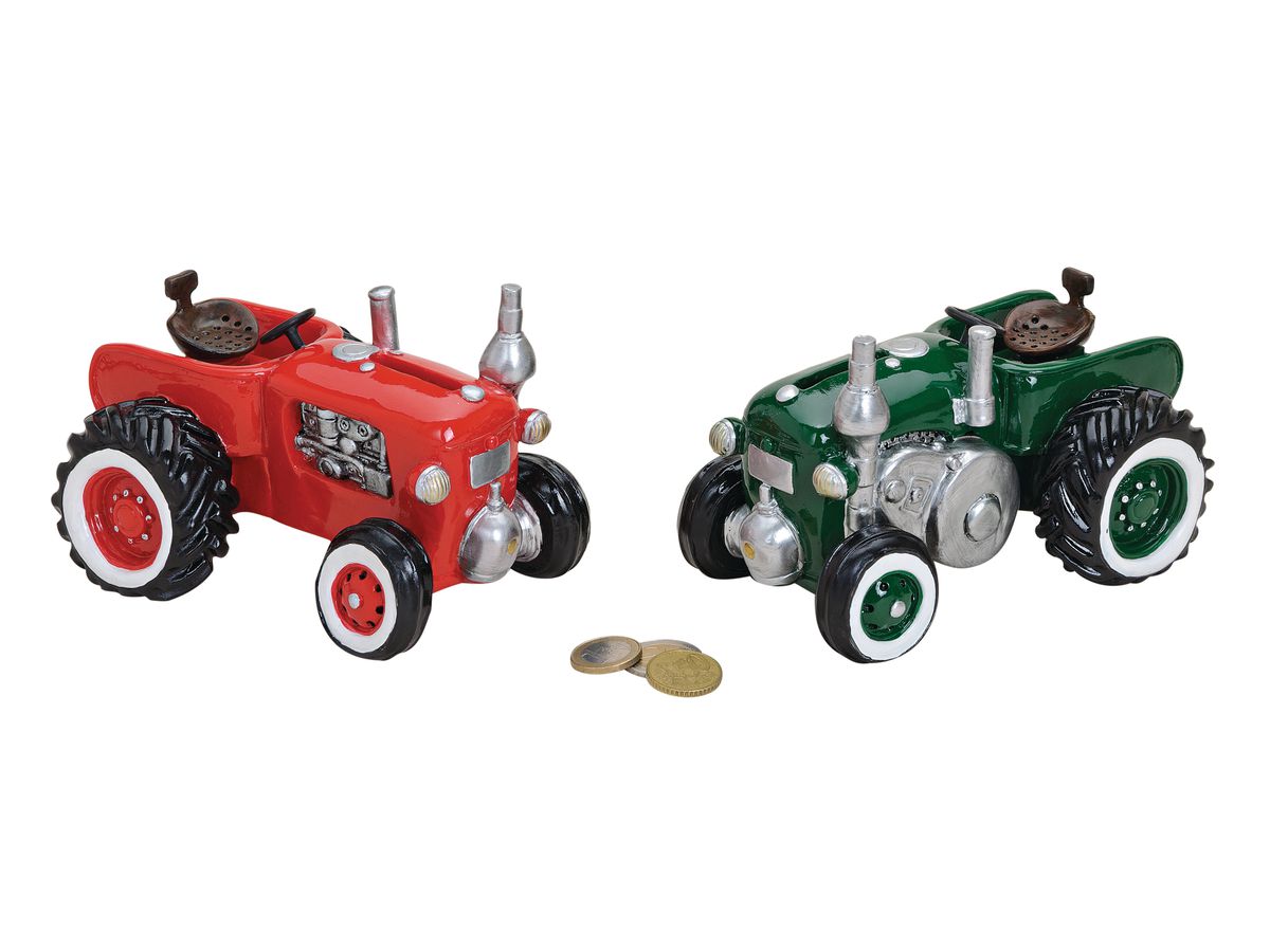 ROOST Salvadanaio 16x11 cm 10024788 Trattore ass. (4007698247881)