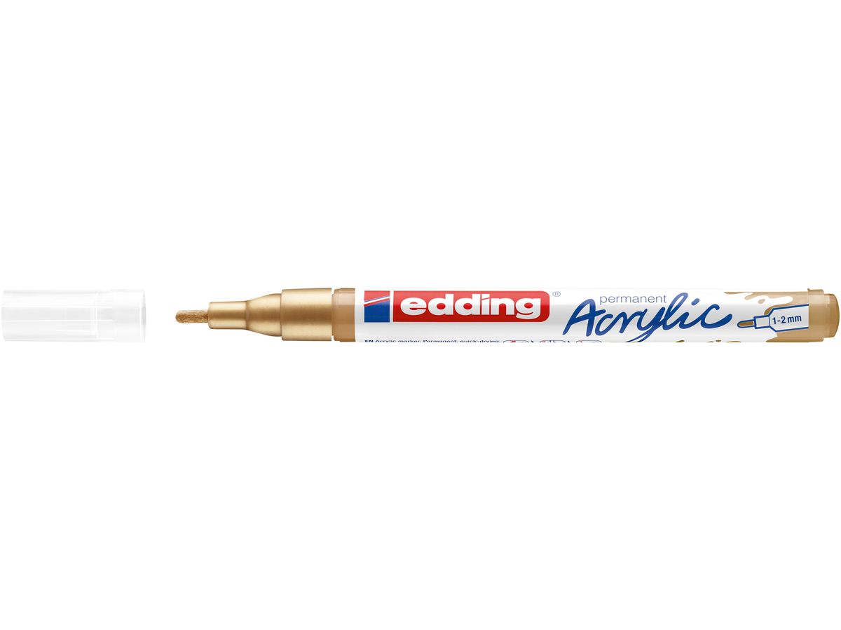 EDDING Acrylmarker 5300 1-2mm 5300-924 gold (4057305027498)