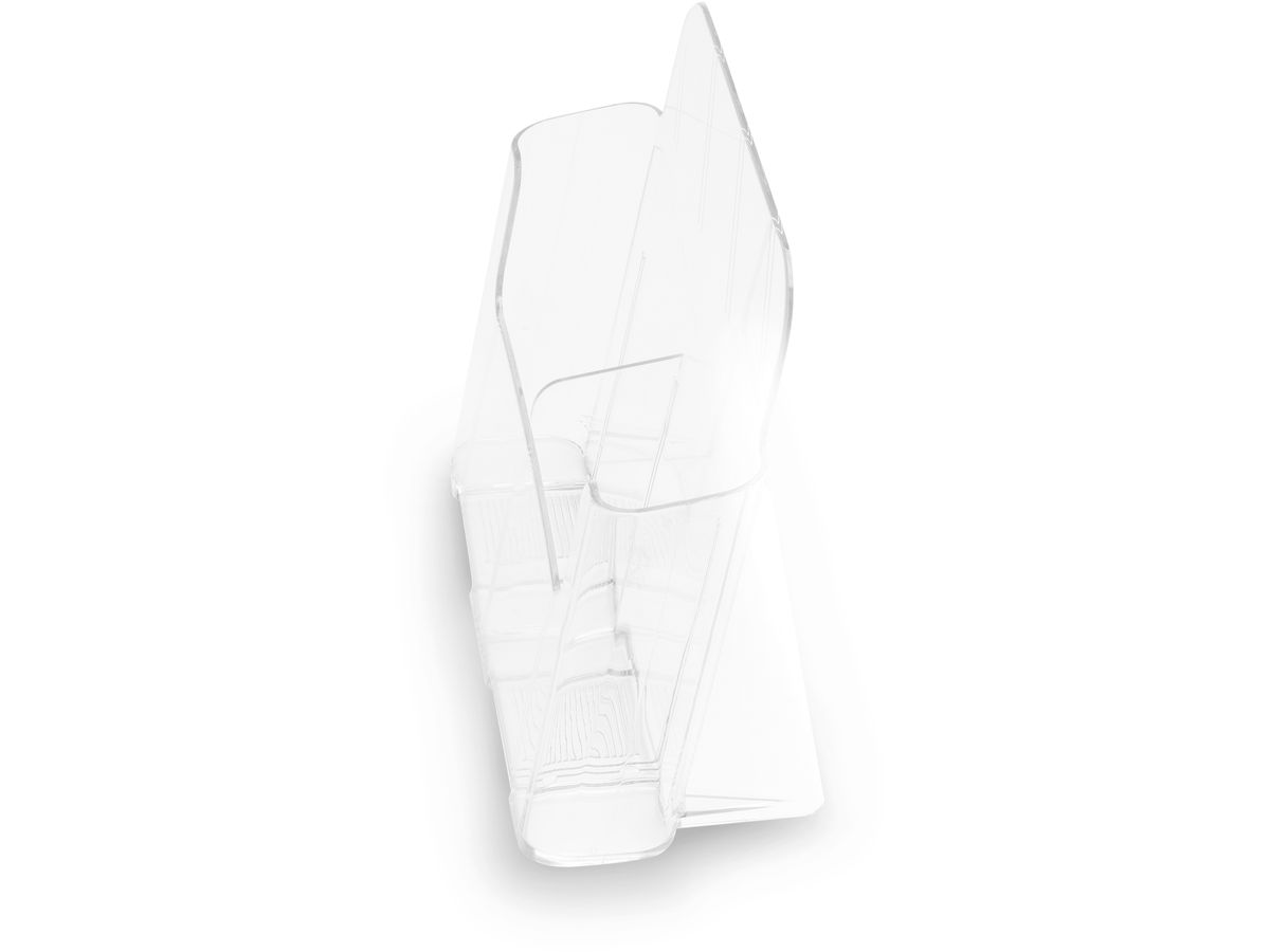 DEFLECTO Supp. per broch. A4 74501 transparent verticale 2scomp. (0079916745015)