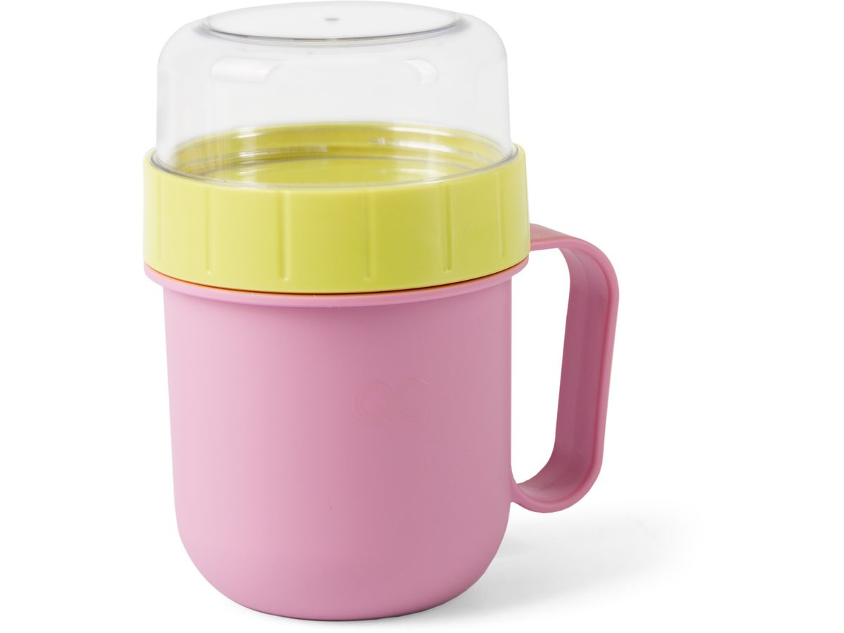 ROOST Lunch mug 13x10x15mm 497741 bubble gum pink/lime (5410574497741)