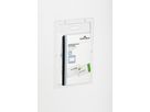 DURABLE Targhetta con spilla 800119 PVC, 40x75mm 100 pezzi (4005546810010)