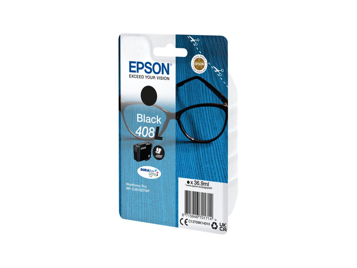 EPSON Cart. d'inchiostro 408L nero T09K14010 WF-C4810DTWF 2200 pagine (8715946701714)