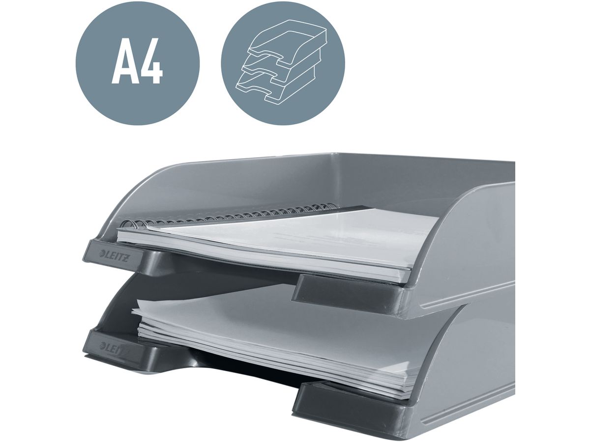 LEITZ Briefkorb WOW A4 5226-30-26 rot (4002432135196)