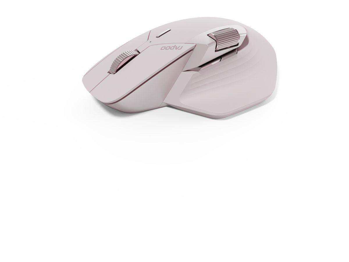 RAPOO MT760L Wireless Mouse Pink 12529 Multi-Mode (6940056125293)