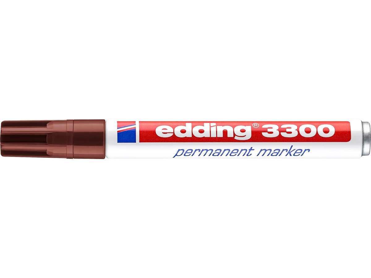 EDDING Permanent Marker 3300 1-5mm 3300-7 braun (4004764010257)