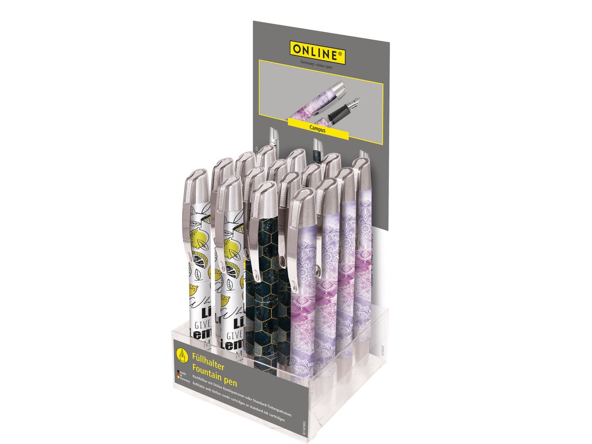 ONLINE Füllhalter Campus 61505/15 15 Stück (4014421615053)