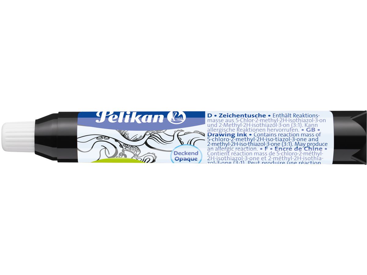 PELIKAN Encre de chine, cart. 9ml P/17 noir (4012700201409)