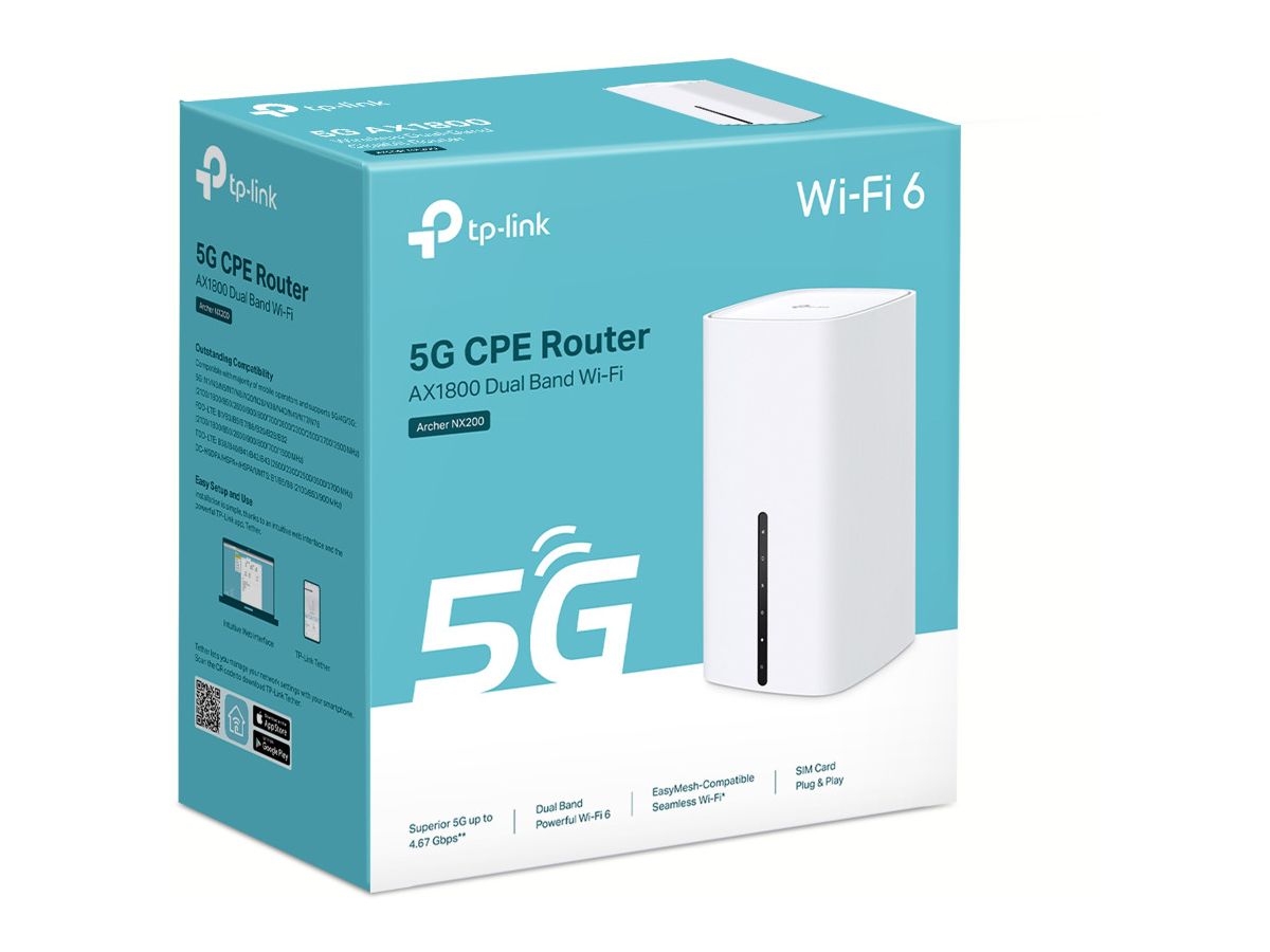TP-LINK 5G Wireless DB Gigabit Router Archer NX200 AX1800 (8885020622485)