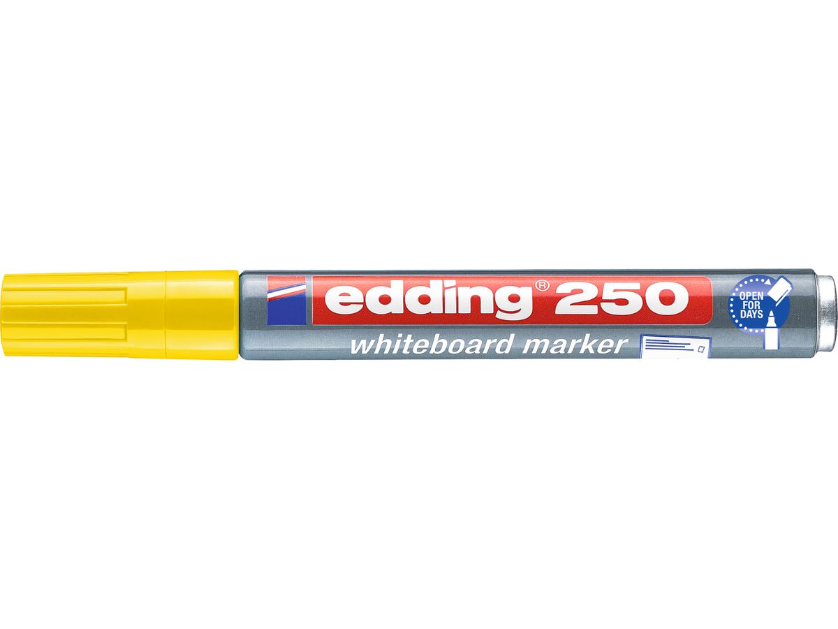 EDDING Whiteboard Marker 250 1.5-3mm 250-5 jaune (4004764012954)