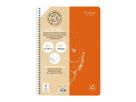 CLAIREFONTAINE Cahier spirales FOREVER A4 68402C quadrillé, assorti 60 f. (3210330684024)