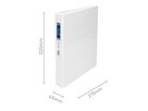 BIELLA Livre prés. CreativeXL#1 4.5cm 44743001U blanc, 4-anneaux, poche A4 (7611365408603)