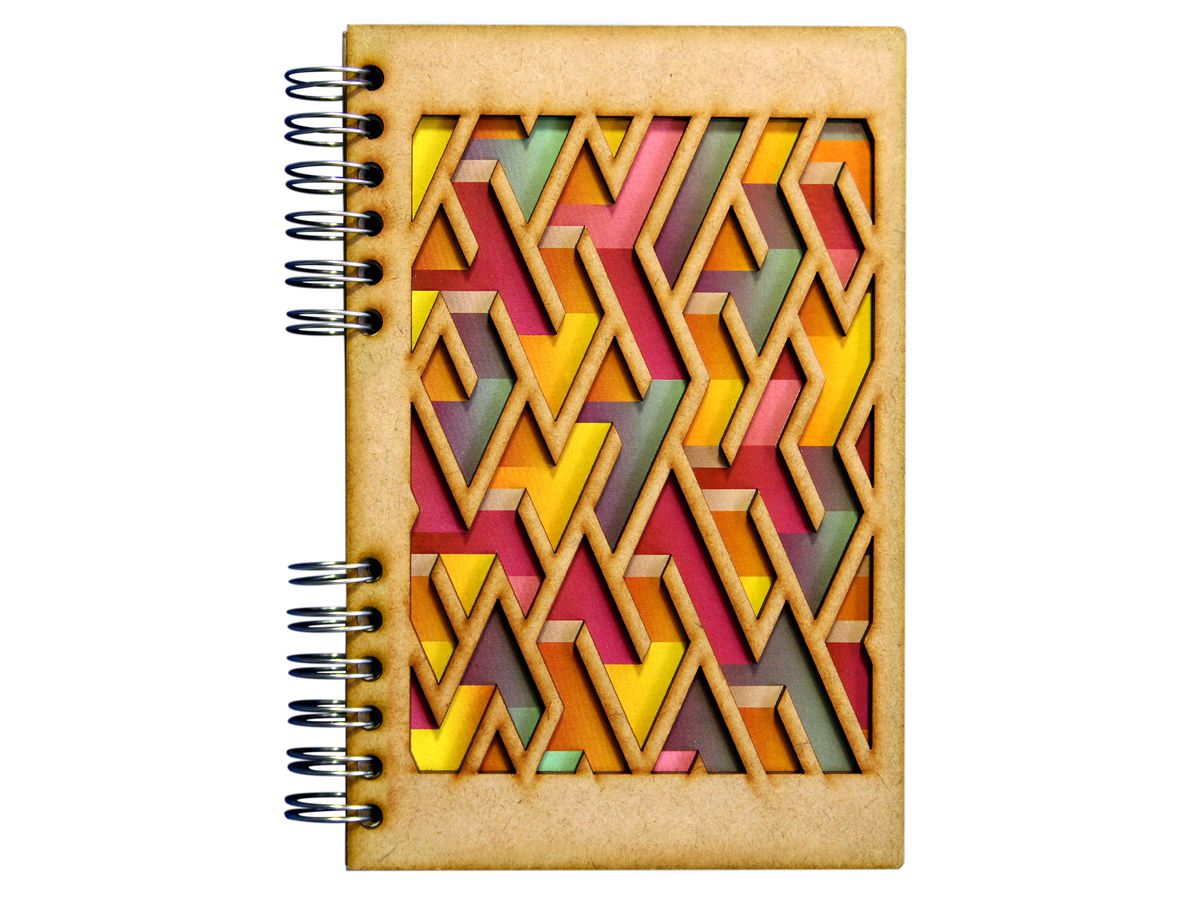 KOMONI Notizbuch Labyrinth A5 LAB5B blanko 90 Blatt (8720634486415)