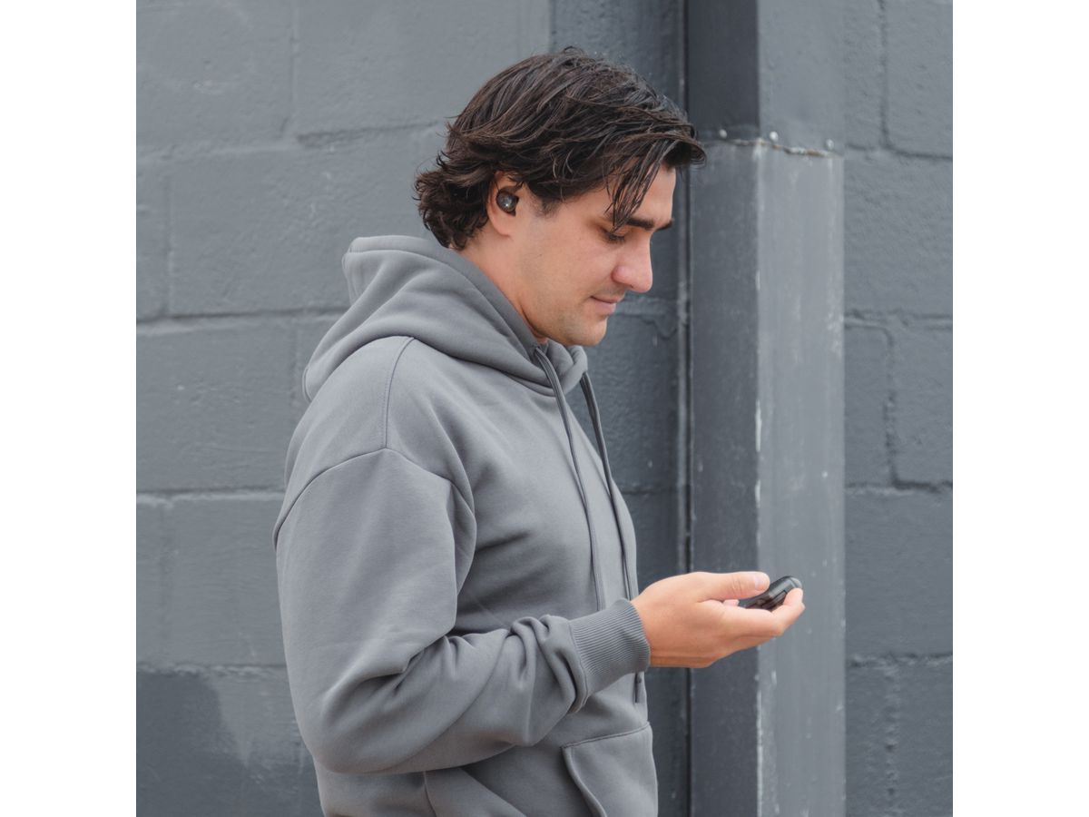 JLAB Go Pop+ Earbuds IEUEBGAIRPOPRCLR124 True Wireless, Clear (0810119070517)