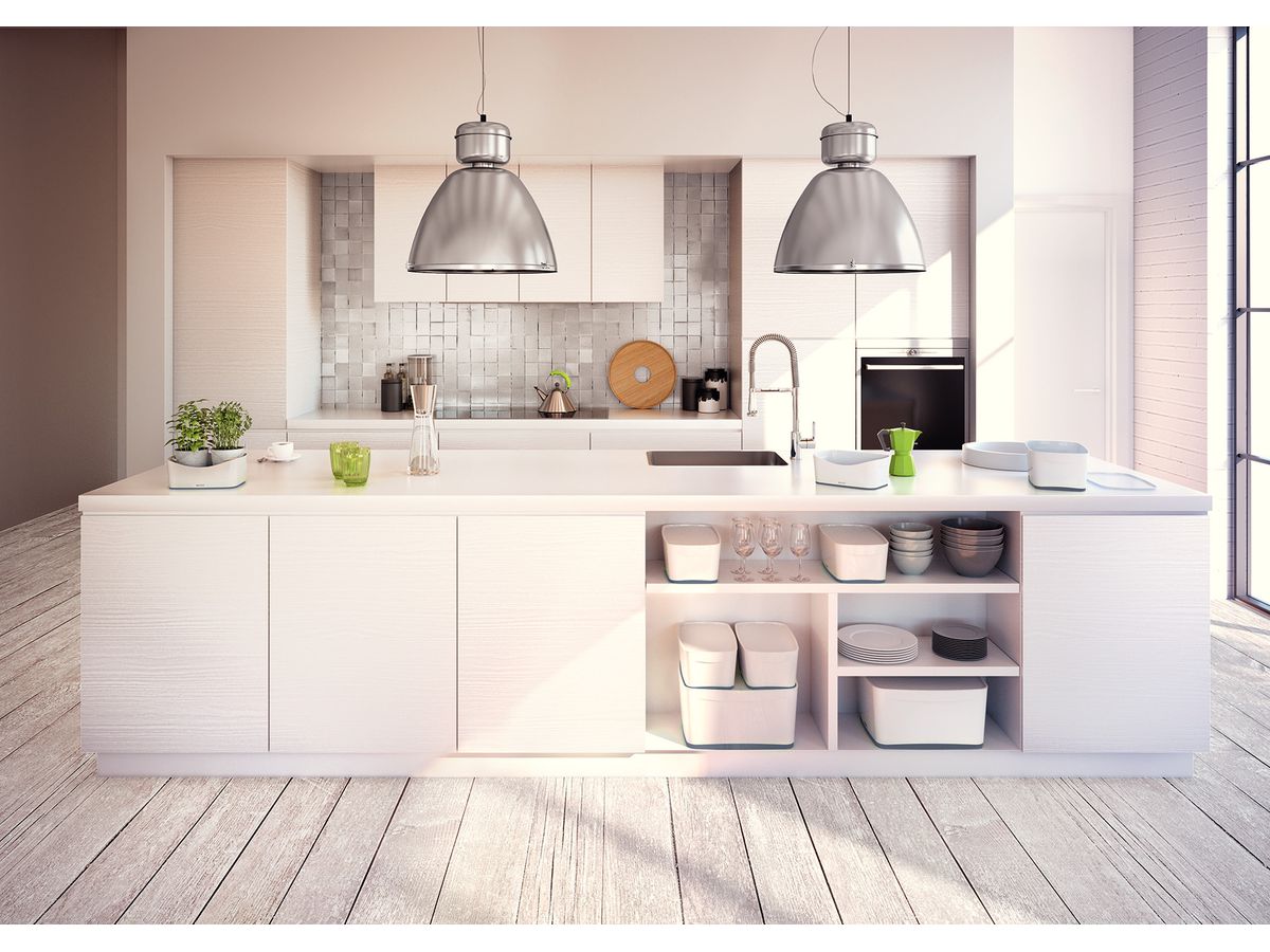 LEITZ MyBox vaschette da scrivania 52571001 bianco/grigio (4002432116546)