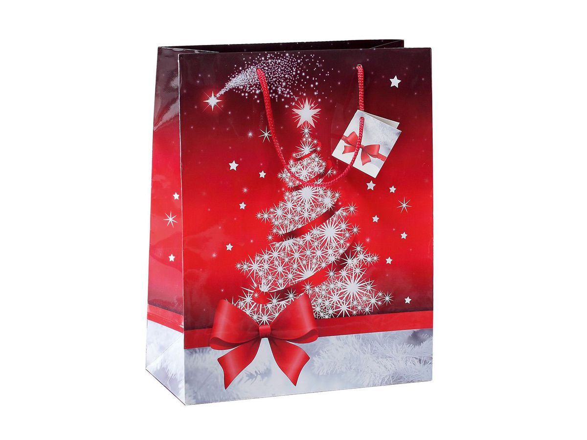 SIGEL Sac cadeau Sparkling Tree GT022 glossy 260x330x120mm 5 pcs. (4004360858536)