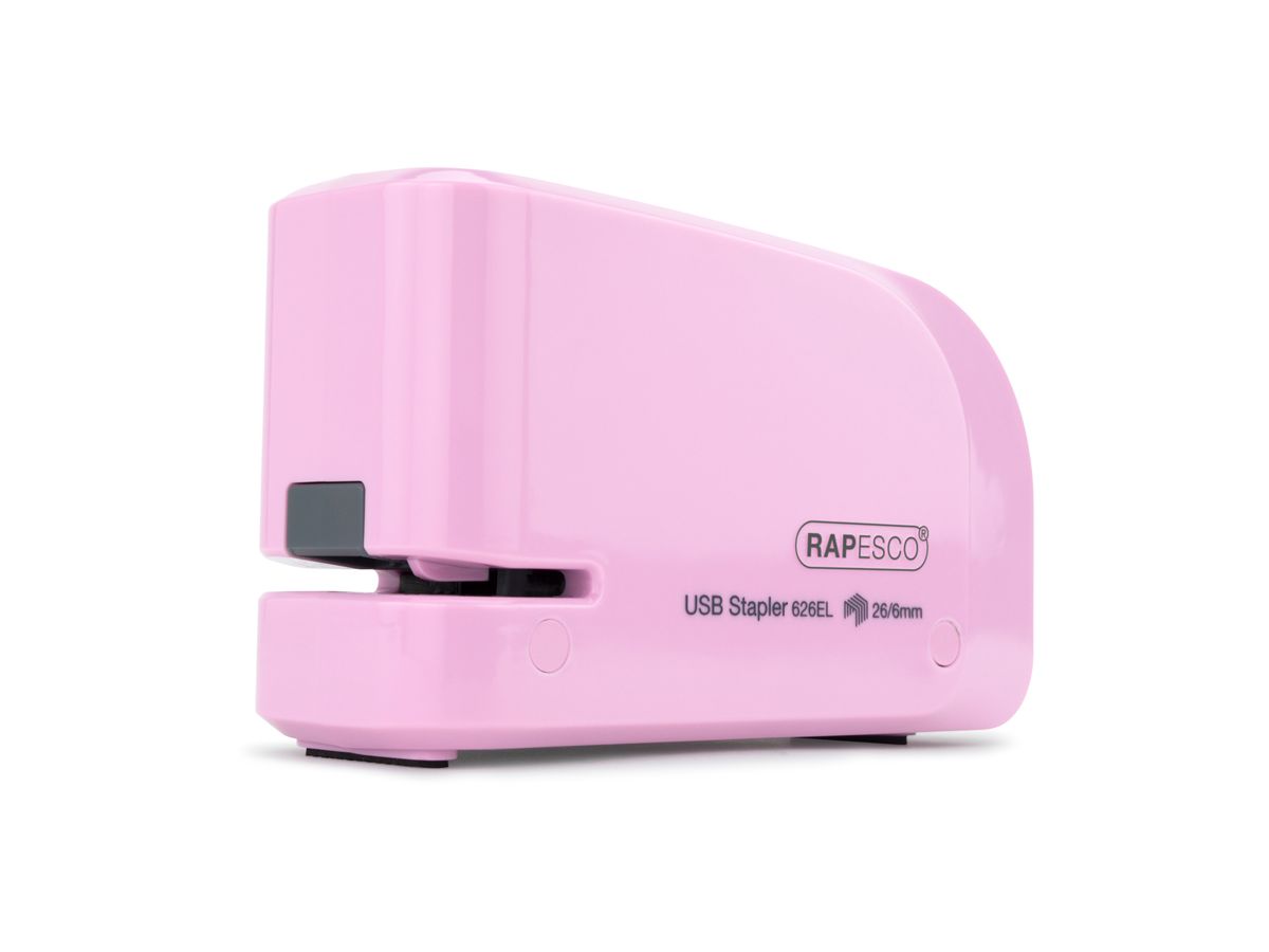 RAPESCO Agrafeuse Autom. USB/Batterie 1451 rose (5018505011235)