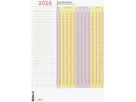 BIELLA Calendario Jumbo 2 Stk. 2026 876418000026 1A/1P bianco 64.5x29.7cm (7611365516490)