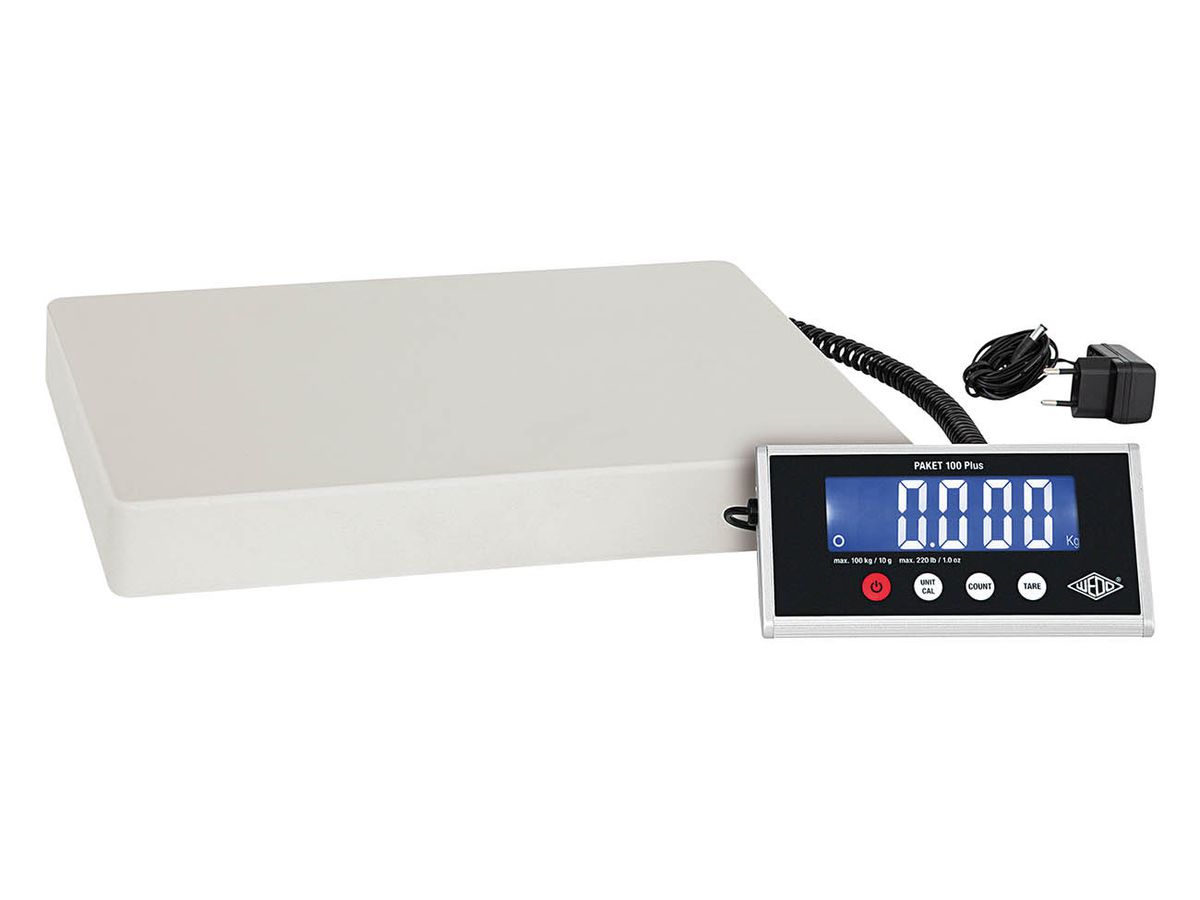 WEDO Pesapacchetti Paket 100 Plus 507610010 Capacità max. 100Kg 40x40x5cm (4003801864518)
