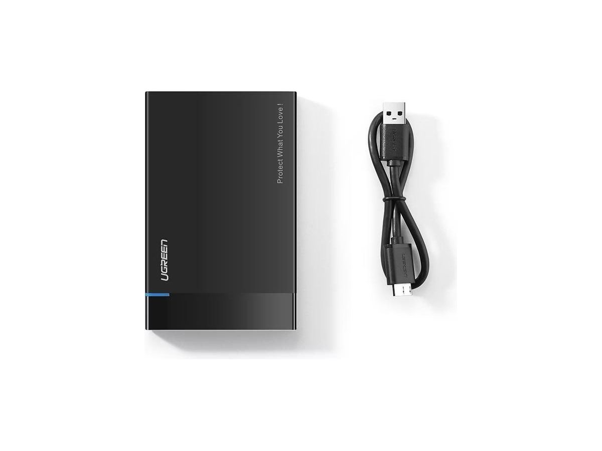 UGREEN Hard Drive Box 30848 2.5 Inch, 5Gbp, USB 3.0 SATA (6957303838486)