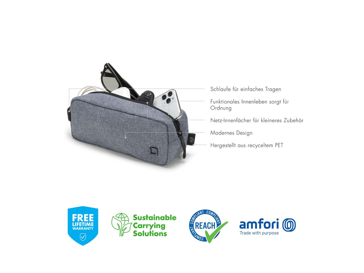 DICOTA Eco Acc. Pouch MOTION blue D31881-RPET (7640186418263)