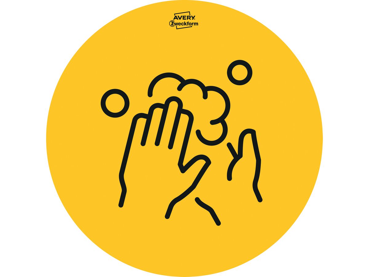 AVERY ZWECKFORM Injonction DE 20cm 49415 Set Pictogramme 12 pcs. (4004182494158)
