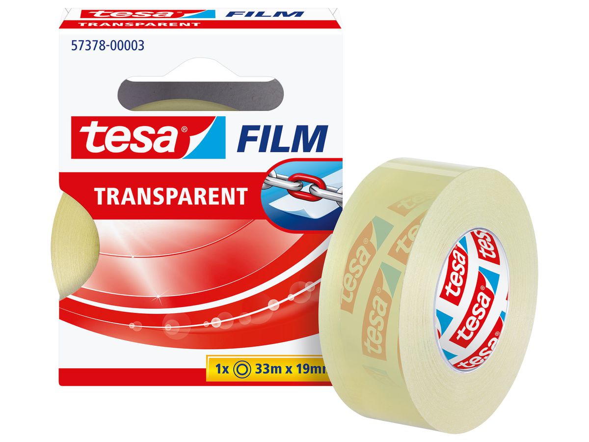 TESA tesafilm 19mmx33m 573780000 Refill trasparente (4042448038142)