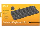 ZAGG Keyboard Lightning universal 103211040 for iPad Wired,Charcoal, CH (0840056176867)