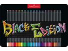 FABER-CASTELL Matite Black Edition 116437 36 colori, astuccio metallico (4005401164371)