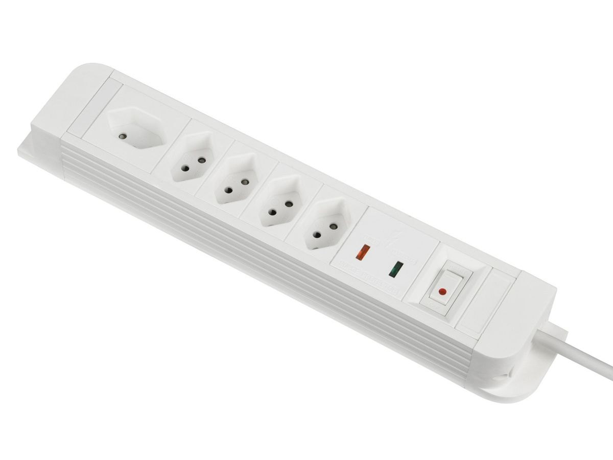 SCHOENENBERGER Striscia di prese 1.5m 85.800.5WS Prot. da sovratensione bianco (7611453858006)
