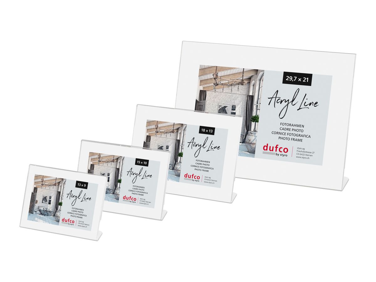 DUFCO Cadre acrylique 13x18cm 1420.00085 quer (8710982501229)