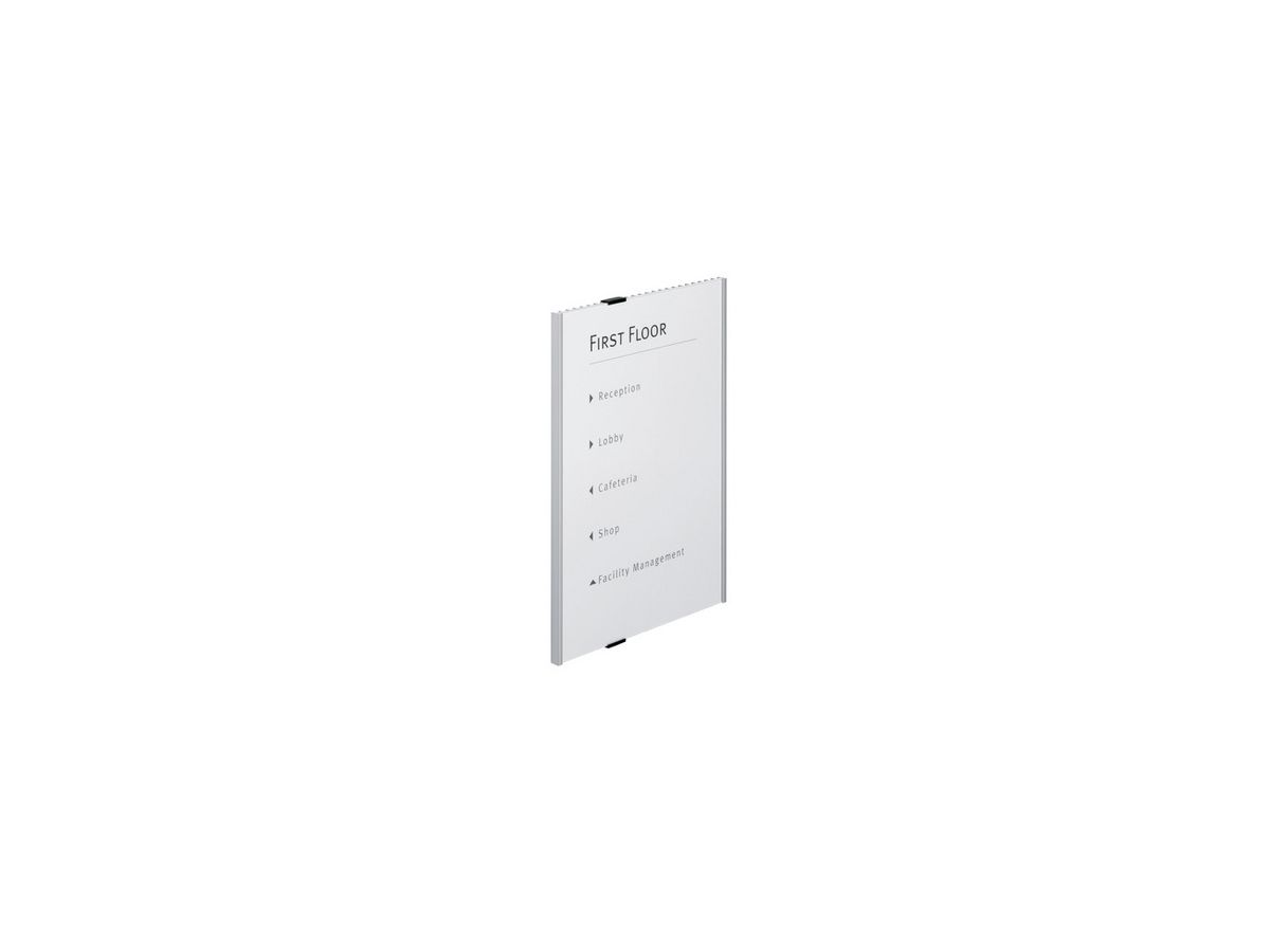 DURABLE Plaque de porte Info Sign A3 480823 argent, aluminium 297x420mm (4005546402765)