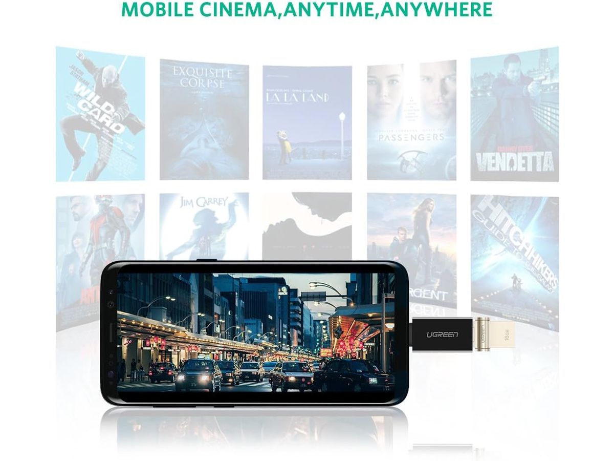 UGREEN Adapter USB-C to USB 20808 3.0 A Female Adapter (BB) (6957303828081)