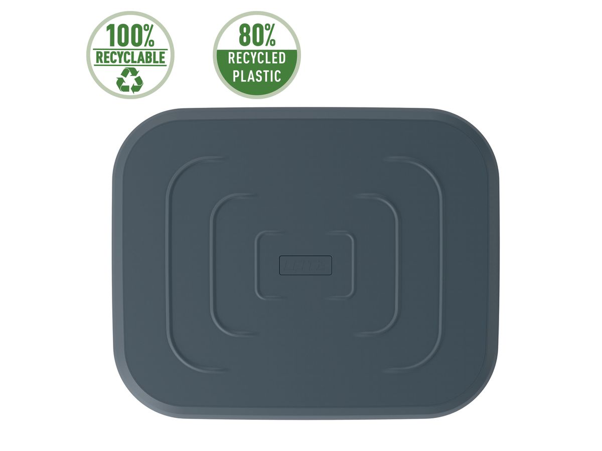 LEITZ Poggiapiedi Ergo 6546-00-89 Grigio 340x58x420mm (4002432135707)